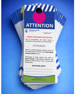 CSWR Magnolia Sewer Disconnection Door Hangers