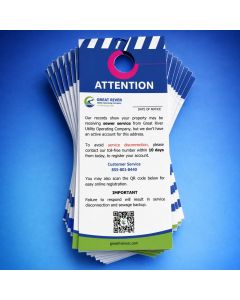 No Account Set Up Door Hangers